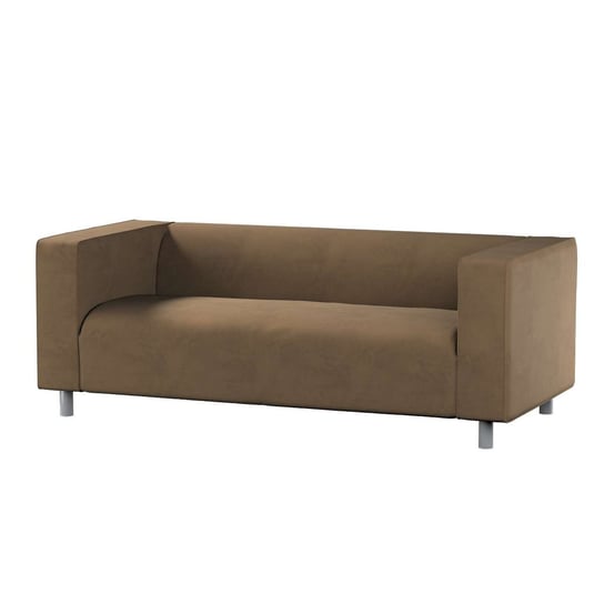 Pokrowiec na sofę Klippan 2-osobową, Living, brązowy szenil, 177x88x66 cm Dekoria
