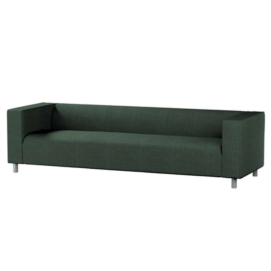 Pokrowiec na sofę Klippan 4-osobową, City, leśna zieleń szenil, 246x86x58 cm Dekoria