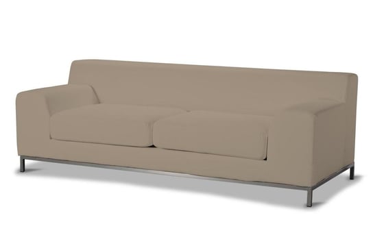 Pokrowiec na sofę Kramfors 3-osobową, DEKORIA, Cotton Panama, szary brąz Dekoria