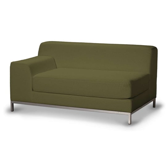 Pokrowiec na sofę lewostronną Kramfors 2-osobową, Etna, oliwkowa zieleń Dekoria