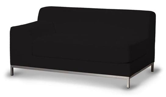 Pokrowiec na sofę lewostronną Kramfors, DEKORIA, Cotton Panama, 2-osobową, czarny Dekoria