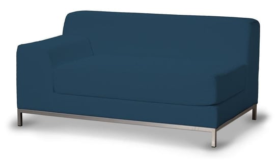 Pokrowiec na sofę lewostronną Kramfors, DEKORIA, Cotton Panama, 2-osobową, morski niebieski Dekoria