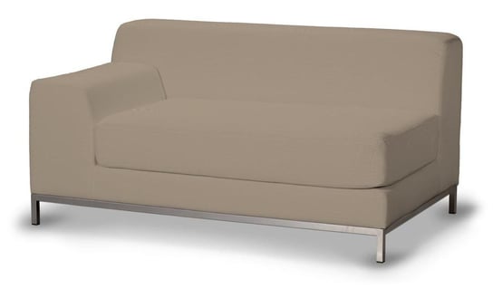 Pokrowiec na sofę lewostronną Kramfors, DEKORIA, Cotton Panama, 2-osobową, szaro-brązowy Dekoria
