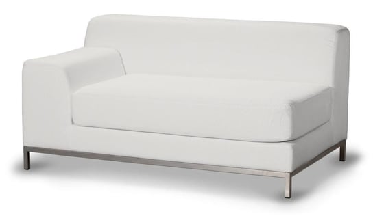 Pokrowiec na sofę lewostronną Kramfors, DEKORIA, Etna, 2-osobowa, kremowa biel Dekoria
