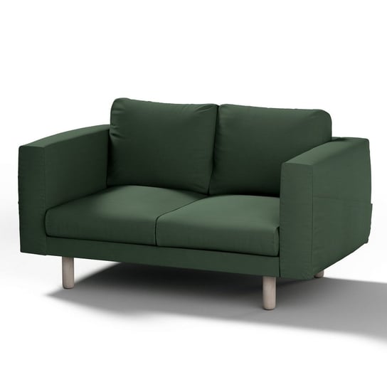 Pokrowiec na sofę Norsborg 2-osobową, Forest Green (zielony), 153 x 88 x 85 cm, Cotton Panama Inna marka
