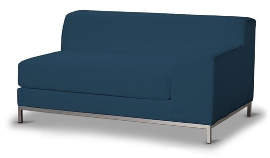 Pokrowiec na sofę prawostronną 2-osobową Kramfors, DEKORIA, Cotton Panama, morsko-niebieski Dekoria