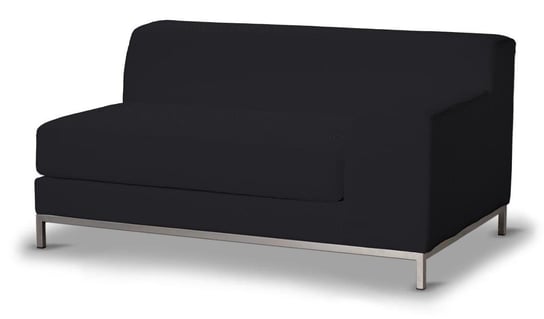 Pokrowiec na sofę prawostronną 2-osobową Kramfors, DEKORIA, Etna, czarny Dekoria