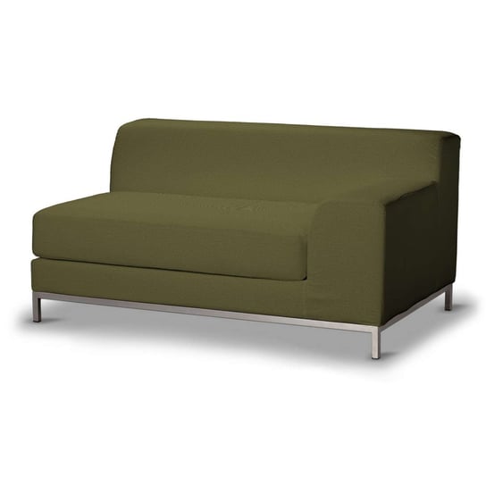 Pokrowiec na sofę prawostronną Kramfors 2-osobową, Etna, oliwkowa zieleń Dekoria