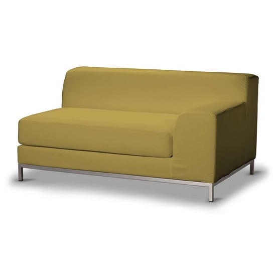 Pokrowiec na sofę prawostronną Kramfors 2-osobową, złoty żółty szeniil, Sofa Kramfors, Living Dekoria