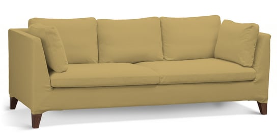 Pokrowiec na sofę Stockholm 3-osobową, zgaszony żółty, sofa Stockholm 3-osobowa, Cotton Panama Inna marka