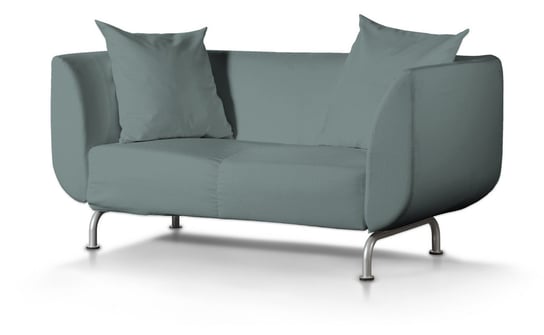 Pokrowiec na sofę Strömstad 2-osobową, eukaliptusowy błękit, Sofa Stromstad 2-osobowa, Cotton Panama Inna marka