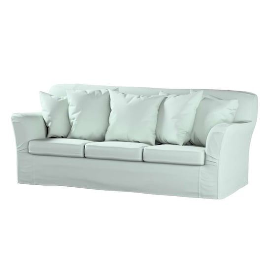 Pokrowiec na sofę Tomelilla 3-osobową nierozkładaną, City, szary błękit szenil, 194x80x76 cm Dekoria