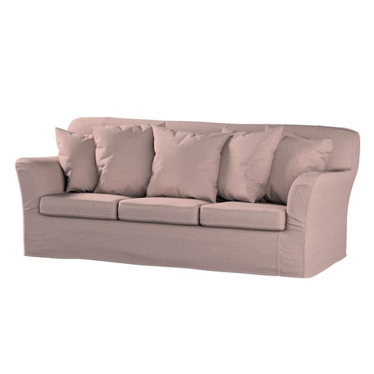 Pokrowiec na sofę Tomelilla 3-osobową nierozkładaną, Madrid, szaro-różowy melanż, 194x80x76 cm Dekoria
