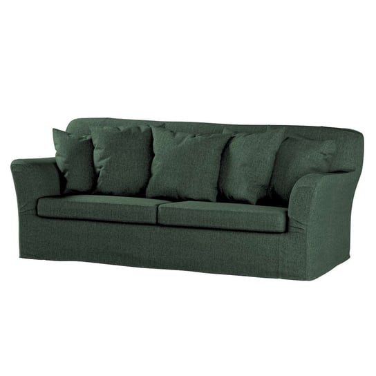 Pokrowiec na sofę Tomelilla 3-osobową rozkładaną, City, leśna zieleń szenil, 197x95x75 cm Dekoria