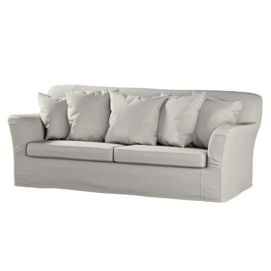 Pokrowiec na sofę Tomelilla 3-osobową rozkładaną, Living, jasny szary, 197x95x75 cm Dekoria