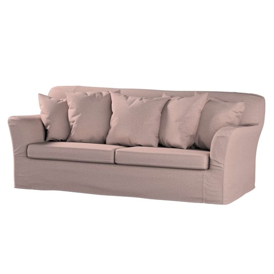 Pokrowiec na sofę Tomelilla 3-osobową rozkładaną, Madrid, szaro-różowy melanż, 197x95x75 cm Dekoria
