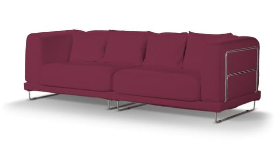 Pokrowiec na sofę  Tylösand 3-osobową nierozładaną DEKORIA Cotton Panam, śliwkowy Dekoria