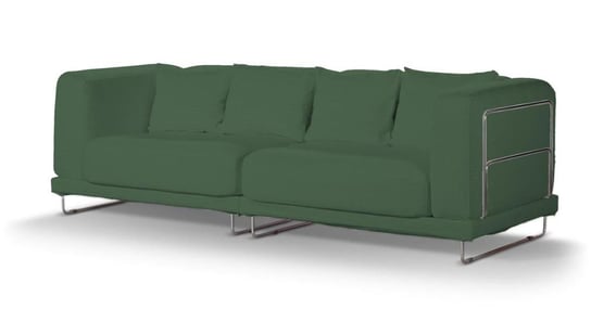 Pokrowiec na sofę  Tylösand 3-osobową nierozładaną DEKORIA Cotton Panama, zielony Dekoria
