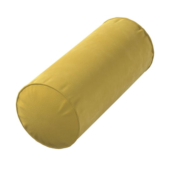 Pokrowiec na wałek DEKORIA Ektorp Velvet, żółty, 15x35 cm Dekoria