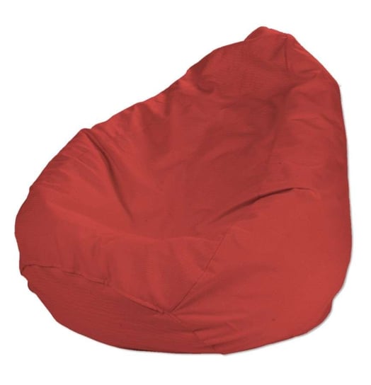 Pokrowiec na worek do siedzenia, czerwony, pokrowiec Ø50 × 85 cm, Loneta Dekoria
