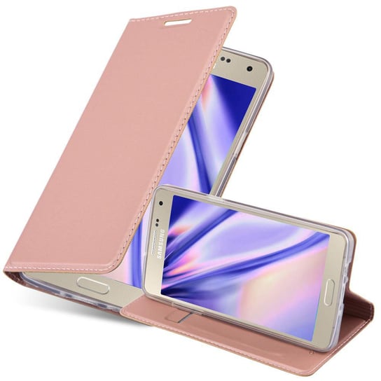 Pokrowiec Ochronny Do Samsung Galaxy A5 2015 Etui w CLASSY RÓŻOWE ZŁOTO Case Obudowa Ochronny Cover Cadorabo Cadorabo