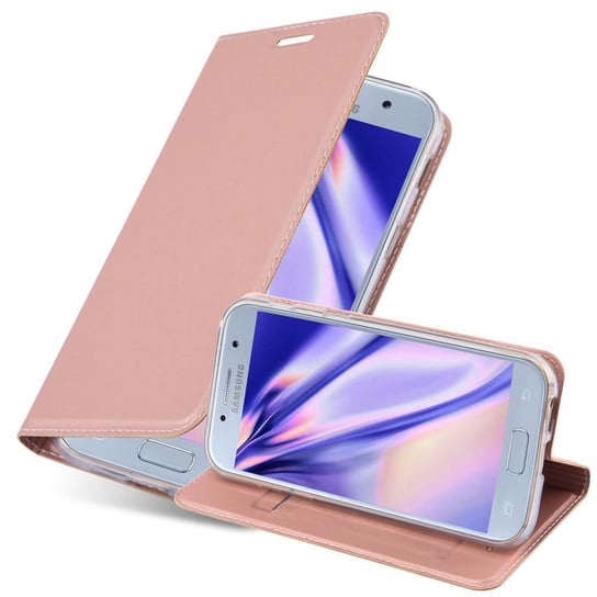 Pokrowiec Ochronny Do Samsung Galaxy A5 2017 Etui w CLASSY RÓŻOWE ZŁOTO Case Obudowa Ochronny Cover Cadorabo Cadorabo