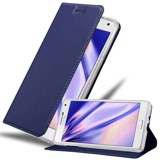 Pokrowiec Ochronny Do Samsung Galaxy A7 2015 Etui w CLASSY CIEMNY NIEBIESKI Case Obudowa Ochronny Cover Cadorabo Cadorabo