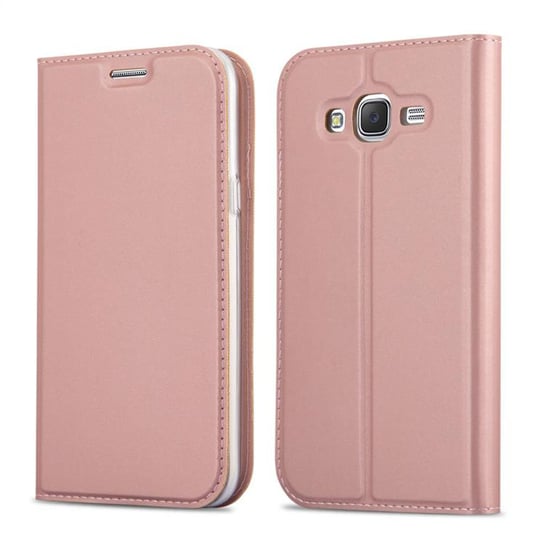 Pokrowiec Ochronny Do Samsung Galaxy GRAND PRIME Etui w CLASSY RÓŻOWE ZŁOTO Case Obudowa Ochronny Cover Cadorabo Cadorabo