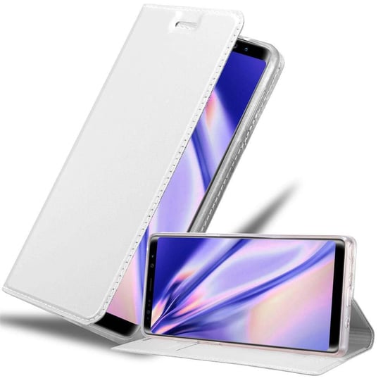 Pokrowiec Ochronny Do Samsung Galaxy NOTE 8 Etui w CLASSY SREBRNY Case Obudowa Ochronny Cover Cadorabo Cadorabo