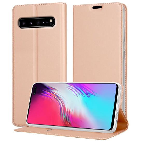 Pokrowiec Ochronny Do Samsung Galaxy S10 5G Etui w CLASSY RÓŻOWE ZŁOTO Case Obudowa Ochronny Cover Cadorabo Cadorabo