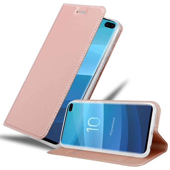 Pokrowiec Ochronny Do Samsung Galaxy S10 PLUS Etui w CLASSY RÓŻOWE ZŁOTO Case Obudowa Ochronny Cover Cadorabo Cadorabo