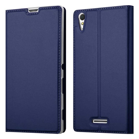 Pokrowiec Ochronny Do Sony Xperia T3 Etui w CLASSY CIEMNY NIEBIESKI Case Obudowa Ochronny Cover Cadorabo Cadorabo