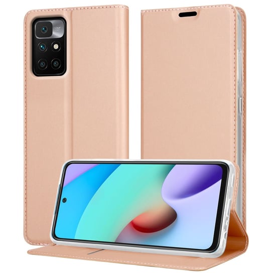 Pokrowiec Ochronny Do Xiaomi RedMi 10 4G Etui w CLASSY RÓŻOWE ZŁOTO Case Obudowa Ochronny Cover Cadorabo Cadorabo