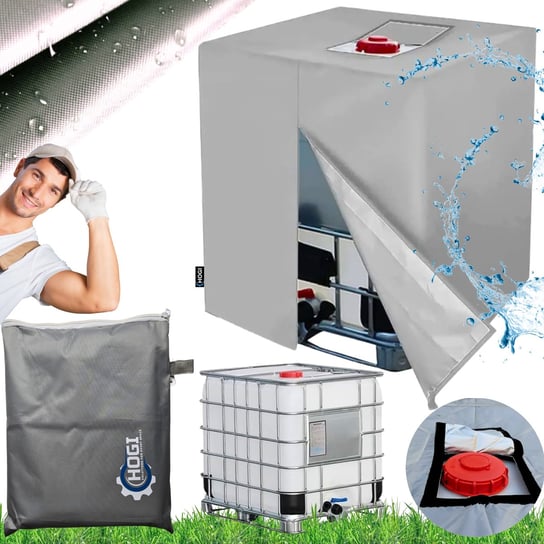 POKROWIEC Plandeka na MAUZER ZBIORNIK 1000L 120x100x116cm OXFORD 420d MOCNY Inny marka