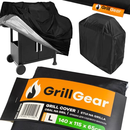 Pokrowiec wodoodporny tekstylny osłona plandeka na grill ogrodowy gazowy pasuje do grilla Kenton Naterial 10.5kW GrillGear