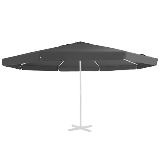 Pokrycie do parasola ogrodowego, antracytowe, 500 cm vidaXL