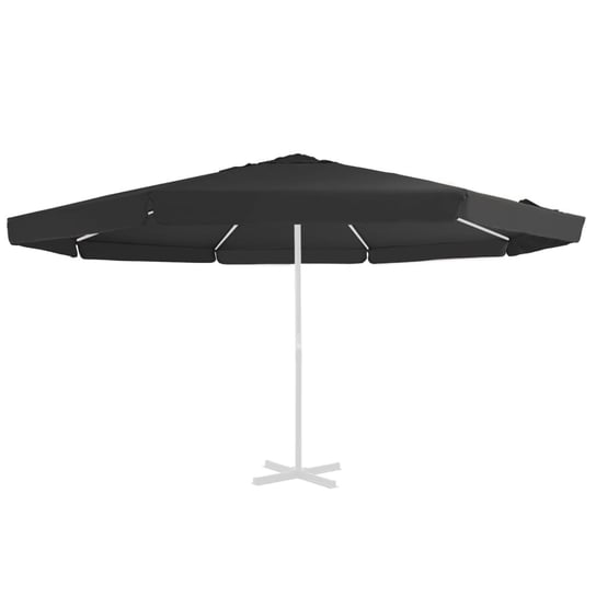 Pokrycie do parasola ogrodowego, czarne, 500 cm vidaXL