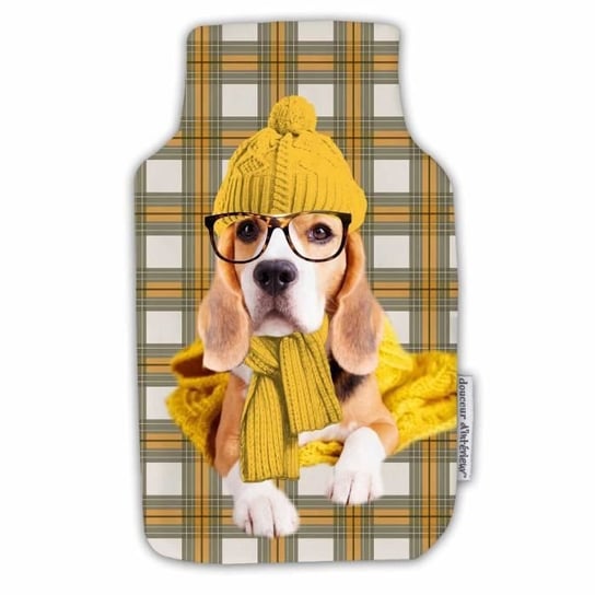 Pokrywka na termofor 21 x 34 cm Beagle z okularami Inna marka
