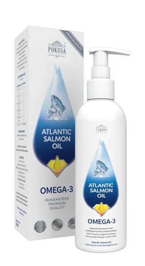 POKUSA Atlantic Salmon Oil - olej z łososia dla psów i kotów 1000ml POKUSA FOR HEALTH