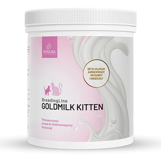 Pokusa BreedingLine Gold Milk Kitten 250g MLEKO ZASTĘPCZE  DLA KOCIĄT POKUSA FOR HEALTH