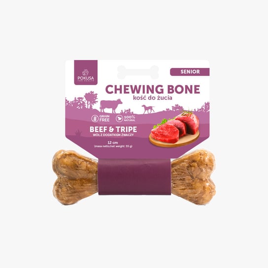 Pokusa Premium Chewing Bone Senior Kość Do Żucia POKUSA FOR HEALTH