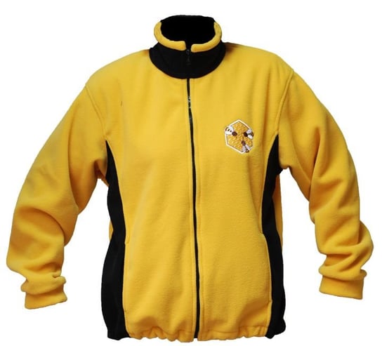 Polar sportowy z haftem DLA PSZCZELARZA  (żółty) - rozmiar męski XXL BEE&HONEY