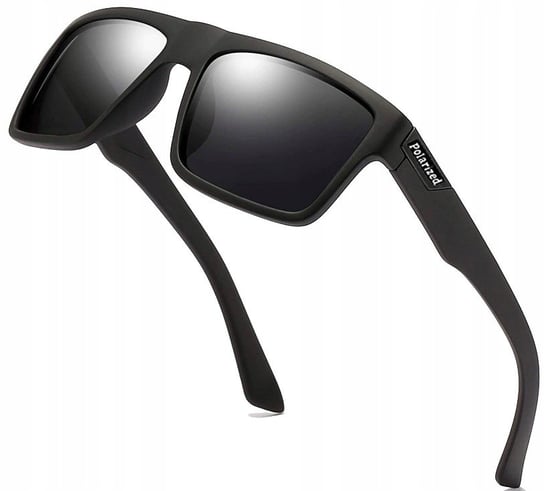 Polaryzacyjne Męskie okulary przeciwsłoneczn black Edibazzar