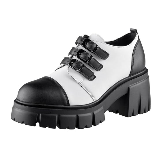 półbuty damskie ALTERCORE czarno białe (DOROTHEA VEGAN BLACK/WHITE)-38 Altercore