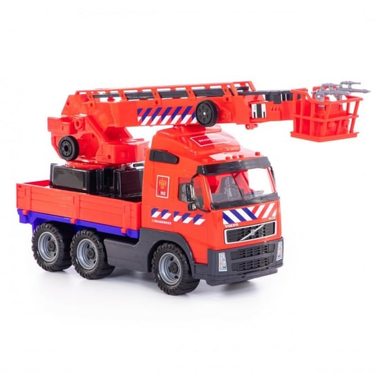 Polesie Zabawkowy wóz strażacki Volvo, czerwony Wader Quality Toys