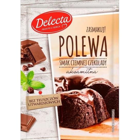 Polewa smak ciemnej czekolady Delecta