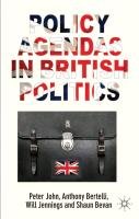 Policy Agendas in British Politics John Peter