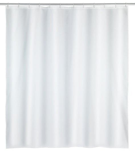 Poliestrowa zasłonka prysznicowa WENKO Punto, biała, 200x180 cm Wenko