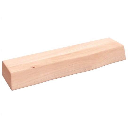 Półka, 40x10x6 cm, surowe lite drewno dębowe Inna marka