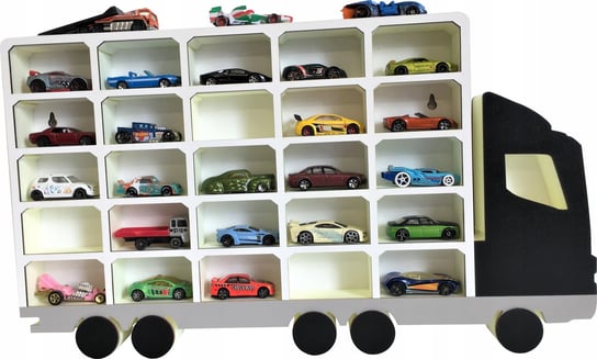 Półka autka Hot Wheels - na 25szt. mocna z plecami Eco Life